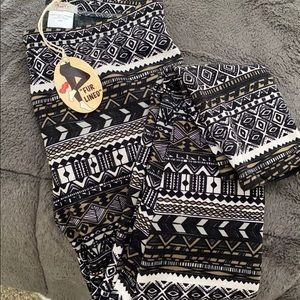 Fleece lined leggings